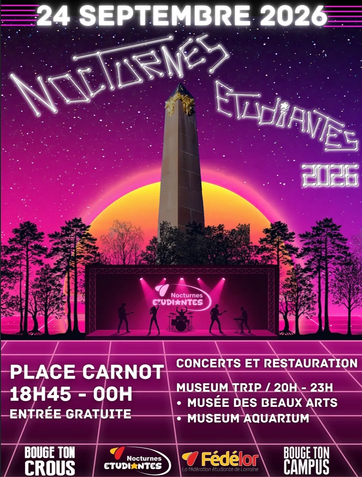Nocturnes étudiantes 2026